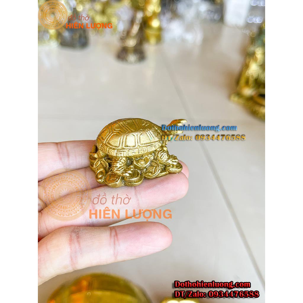 Tượng Kim Quy  Màu Vàng Bằng Đồng Nguyên Chất Các Cỡ