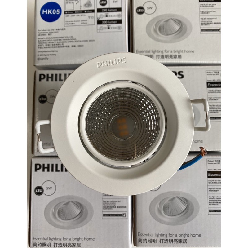 Đèn âm trần rọi philips 5w ,kyanite