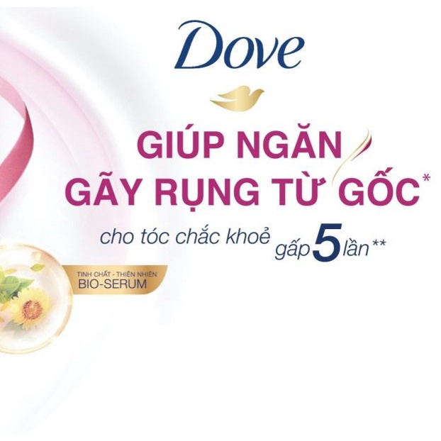 Dây 12 gói Dầu Gội Dove Ngăn Gãy Rụng Tóc Tinh chất thiên nhiên 6g -68343880