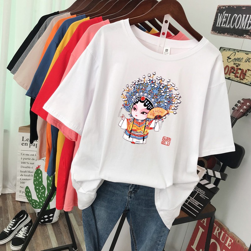 NRVP Áo Thun Nữ Ngắn Tay Cổ Tròn Thời Trang Hè 2021 Trung Hoa