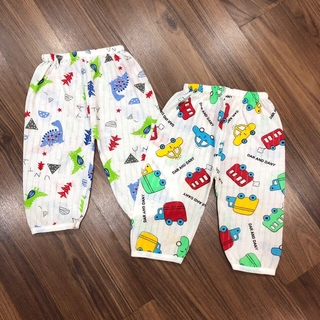 QUẦN DÀI COTTON GIẤY CHO BÉ
