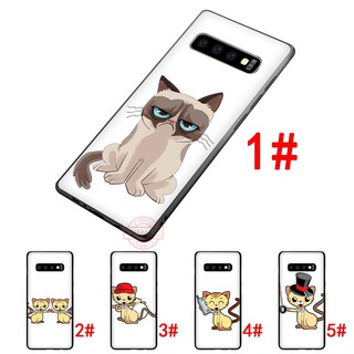 Ốp điện thoại in hình mèo dễ thương cho Samsung Galaxy S7 Edge S8 S9 S10 Plus Note 8 9