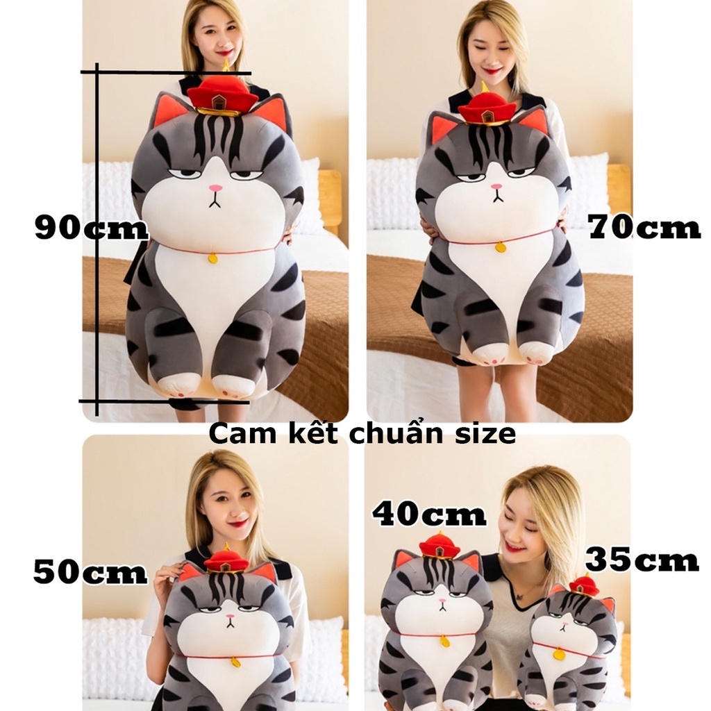 Mèo Bông Thần Tài  Đủ Size 35cm-90cm