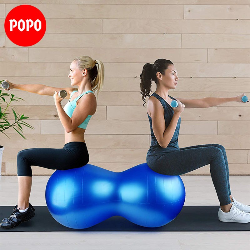 Bóng tập Yoga chính hãng POPO bóng yoga củ lạc trơn