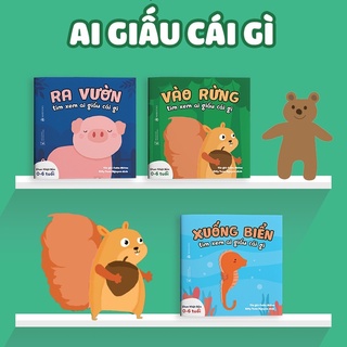 Sách Ehon - Combo Ai giấu cái gì - Dành cho trẻ từ 0 - 4 tuổi