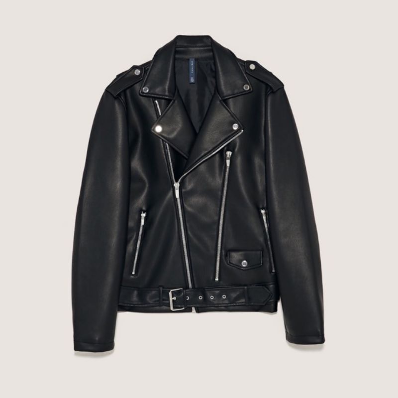 CÓ SẴN  ] Áo khoác da nam ZARA MAN, áo LEATHER JACKET Nam ( Ảnh thật