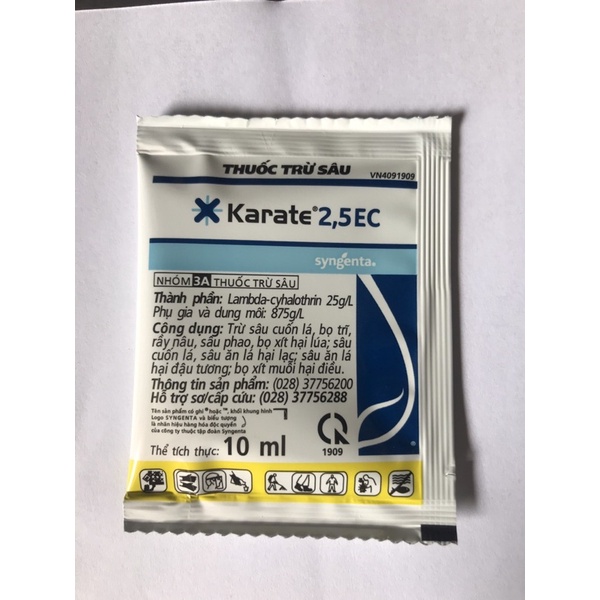 Chế phẩm trừ côn trùng Karate gói 10ml