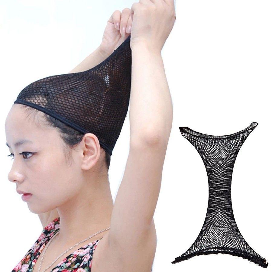 Lưới buộc gọn tóc đội tóc giả thấm hút mồ hôi chống trượt