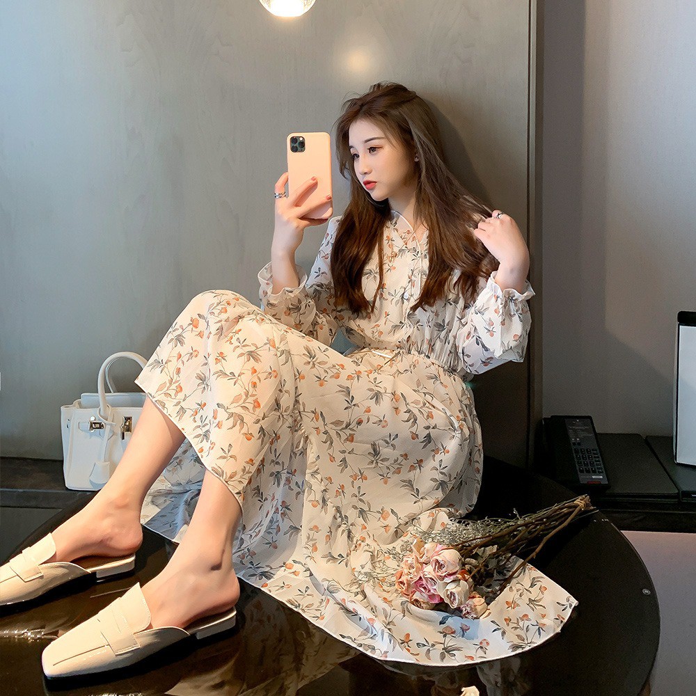 Váy hoa nhí vintage 🌸 ẢNH THẬT 🌸 nhẹ nhàng xinh xắn ( bản mới có lớp lót váy) | BigBuy360 - bigbuy360.vn