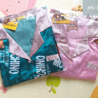 (Ảnh thật) Bộ pijama phi lụa đùi