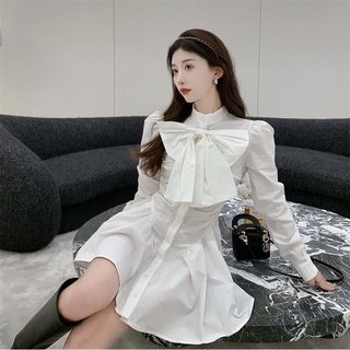 đầm tiểu thư/đầm cổ nơ/đầm sơ mi