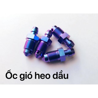 Ốc gió Titanium GR5 8 ly 10 ly cho heo dầu Ninsin , Brembo