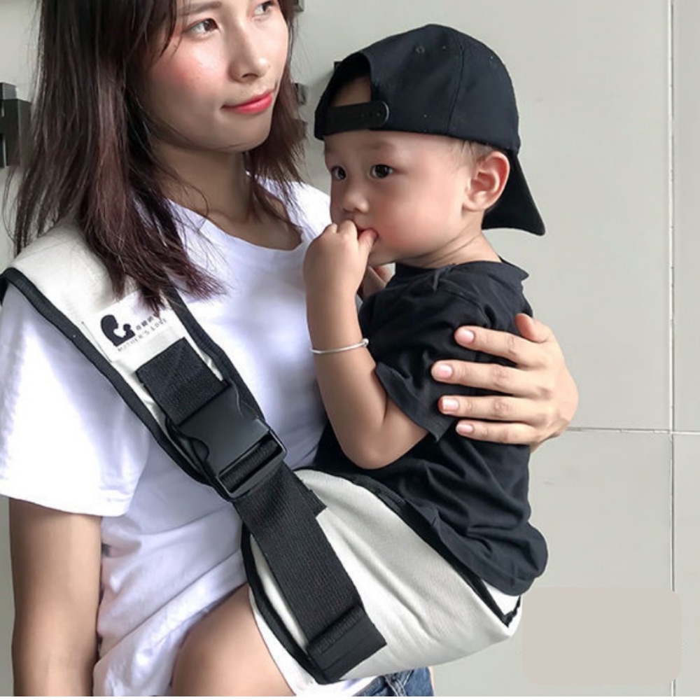 Đai Địu Em Bé Một Bên Vai,  Mềm Mại, Chịu Lực 25Kg Tiện Lợi Cho Gia Đình
