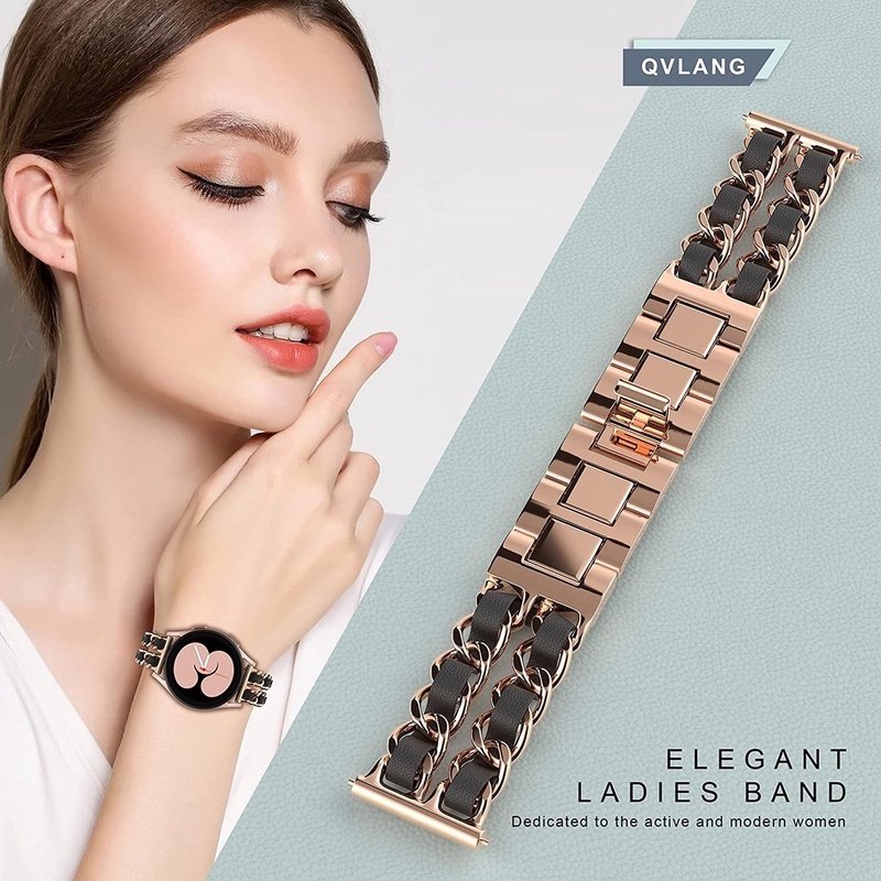 Dây Đeo Inox 20mm 22mm Cho Đồng Hồ Thông Minh Samsung Galaxy Watch 5 4 40mm 44mm 42 / 46mm active 2 Gear S3 Huawei GT2 / 3