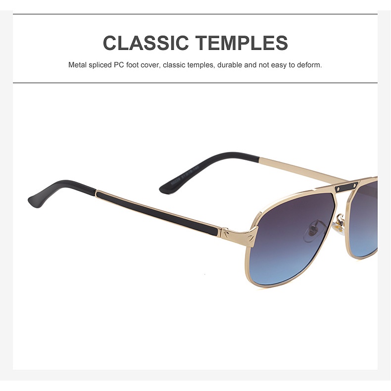 Kính Mát Thời Trang Cổ Điển Phong Cách Âu Mỹ Cho Nam 2021 50228 | BigBuy360 - bigbuy360.vn