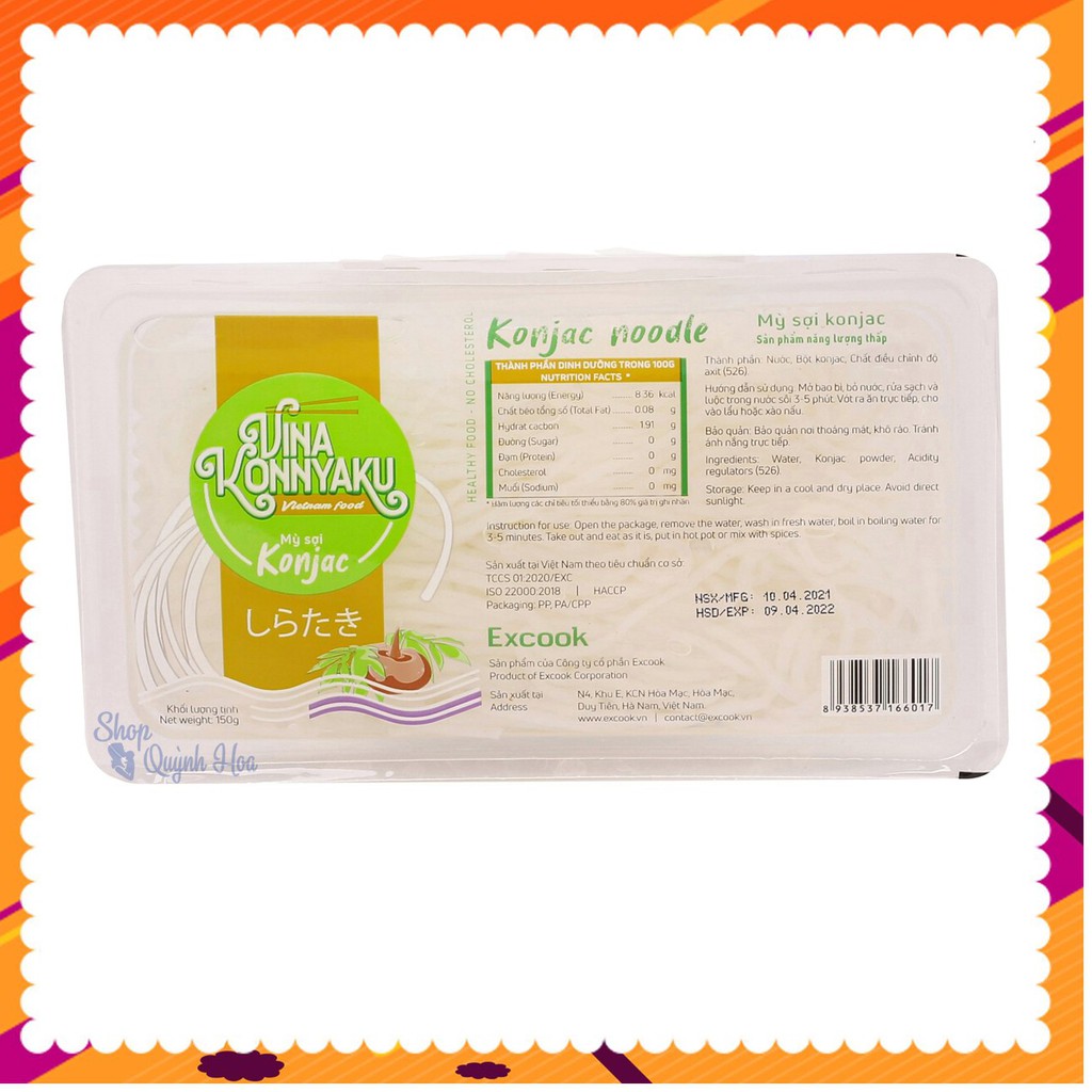 Mỳ Konjac / Bún nưa mì nưa Konjac SỢI BÚN RỜI 150g phù hợp cho người ăn kiêng Keto - Eat Clean | BigBuy360 - bigbuy360.vn