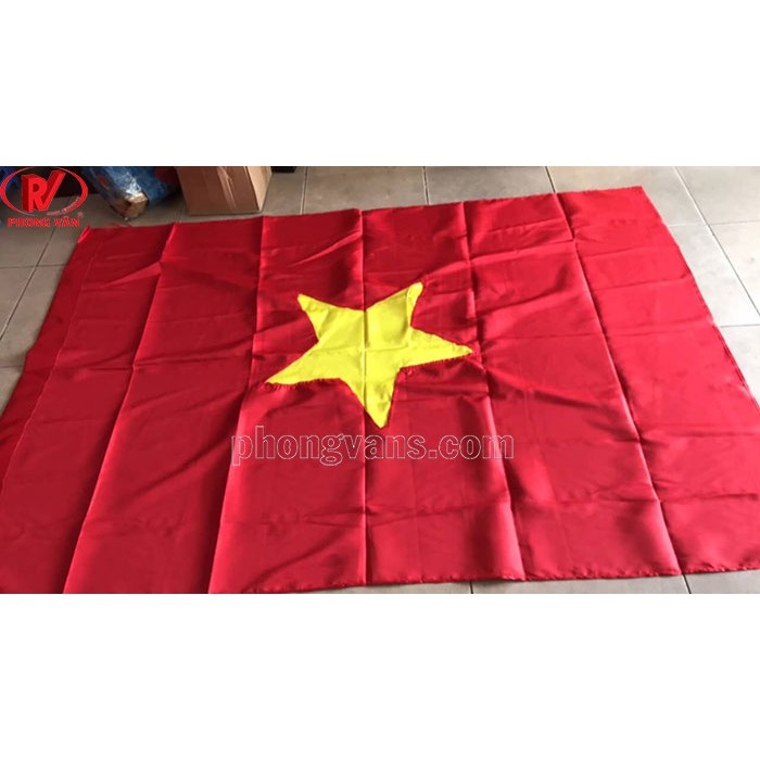 Cờ tổ quốc cờ đỏ sao vàng size 1m2 × 1m8