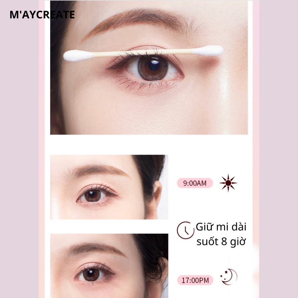 Chuốt mi M'aycreate mẫu mới đầu chuốt dạng lược dễ sử dụng không vón cục không lem lâu trôi giữ mi dài cong suốt 8 tiếng | BigBuy360 - bigbuy360.vn