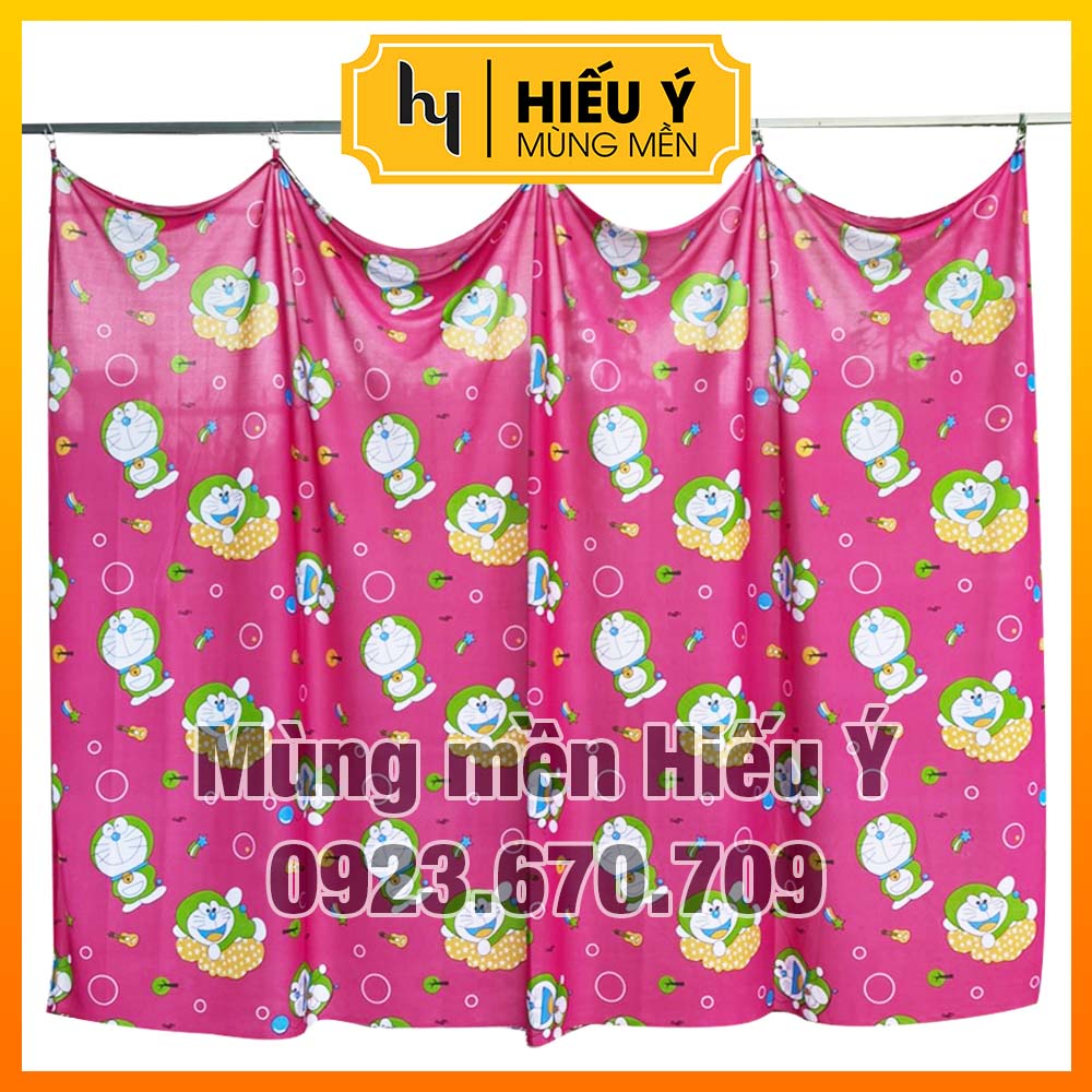 [1m8x2m5] Màn ngăn, màn che, rido ngăn phòng, rèm che nắng thun lạnh, móc sắt - Mùng mền Hiếu Ý