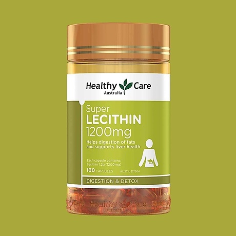 [Date 2024] Viên mầm đậu nành Healthy Care Super Lecithin 1200mg Úc, tăng cường nội tiết, đẹp da chống lão hóa