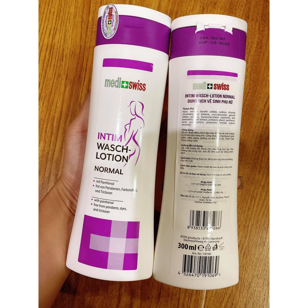 Dung dịch vệ sinh phụ nữ MEDI + SWISS INTIM WASCH-LOTION - cvspharmacy