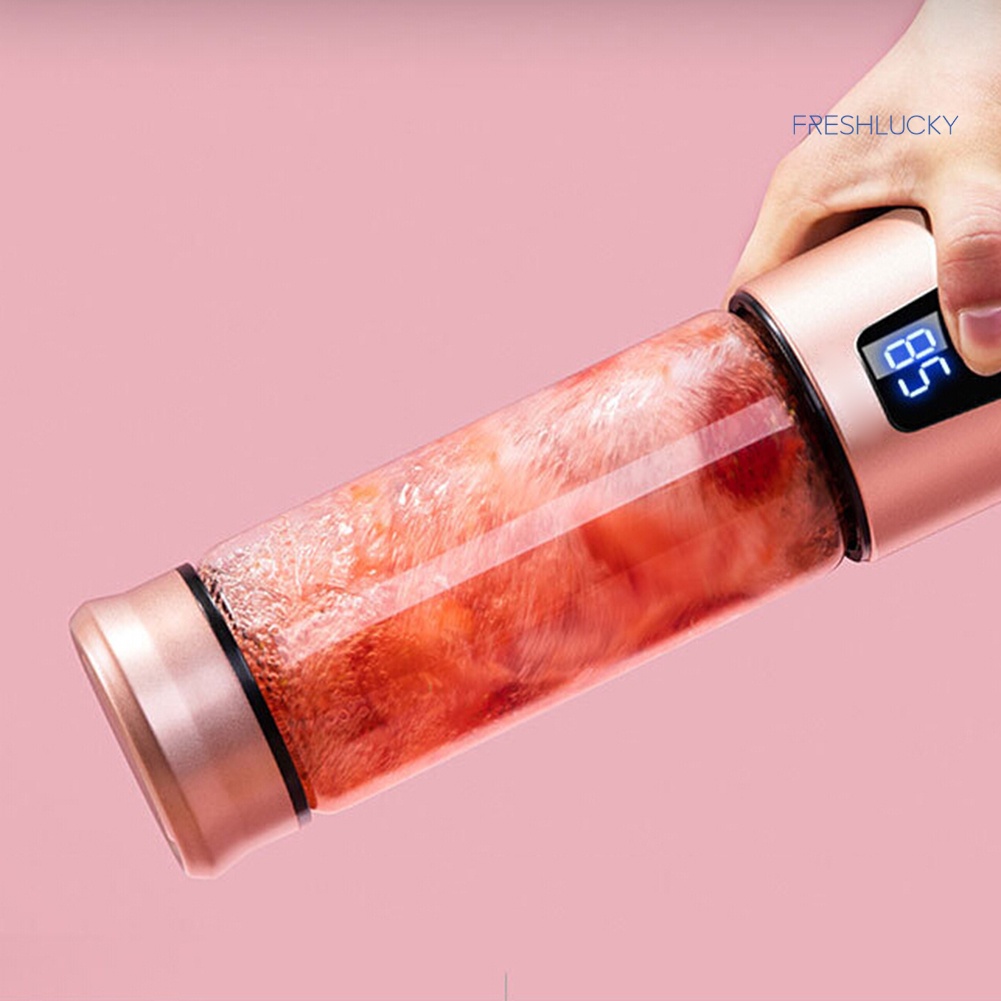 freshlucky 6-Blade Portable USB Electric Juicer Vegetable Fruit Blender Mixer Juice Maker