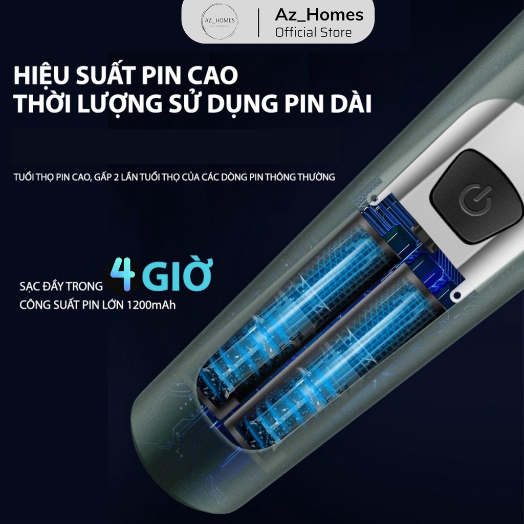 Máy cạo râu 9D Shaver 4 in1, Máy cạo râu sạch sâu không khô rát, Massage mặt, Tỉa lông mũi, Tông đơ