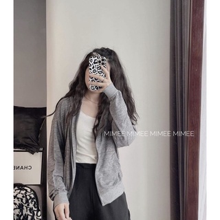 Áo khoác mũ tăm mỏng mimee