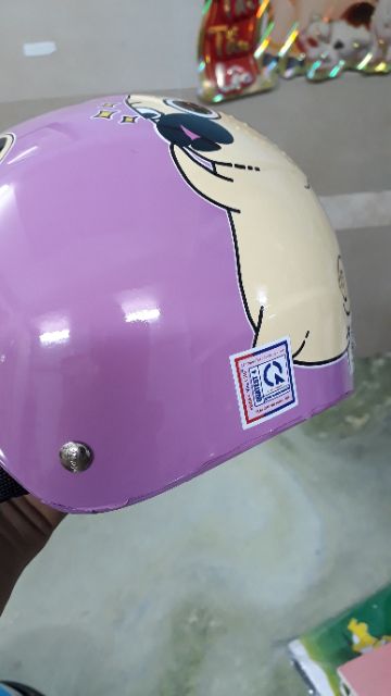 MỦ BẢO HIỂM CHO BÉ HÌNH THÚ NHỰ ABS CAO CẤP