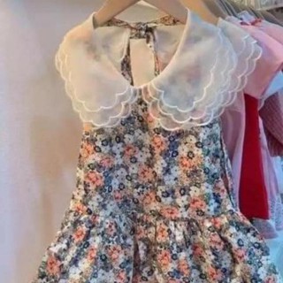 Oder Váy hoa cổ kính cho bé gái