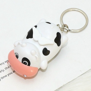 Móc khoá bò sữa phát sáng