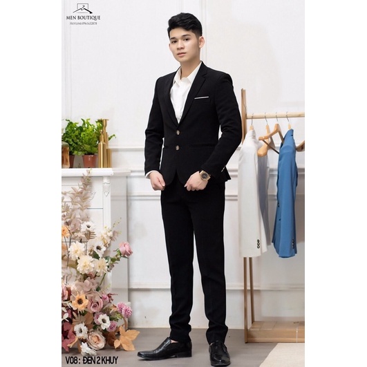 Bộ vest nam trẻ trung sang trọng, lịch lãm, nhiều màu sắc, Vest công sở, vest chú rể