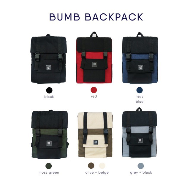 ba lô nữ [Mã WABRWB24 giảm 30K đơn 99K] Ba lô Bumb Backpack Tote Talk