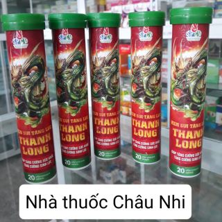 Viên sủi tăng lực Thanh Long( hộp 20 viên)