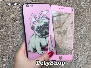 Combo ốp + cường lực hình iphone 6plus/ 6splus/ 7plus/ 8plus/ X/ 10