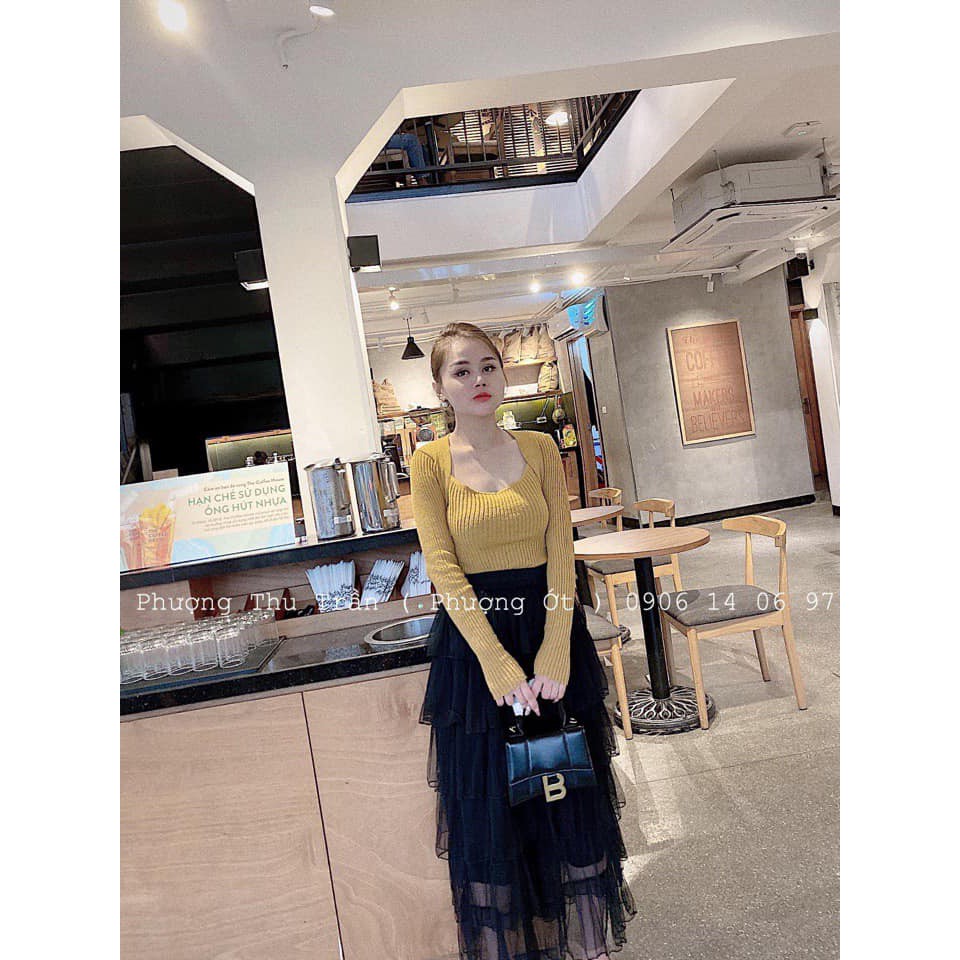 Chân váy  maxi nhiều tầng mã 612(kèm video,ảnh thật) | BigBuy360 - bigbuy360.vn