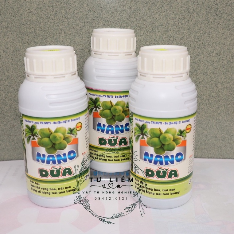 Phân Bón Vi Lượng TN NUTI-BO - NANO Chuyên Dừa - Lớn Trái - Hạn Chế Rụng Hoa, Trái Non - Tăng Số Lượng Trái Trên Buồng