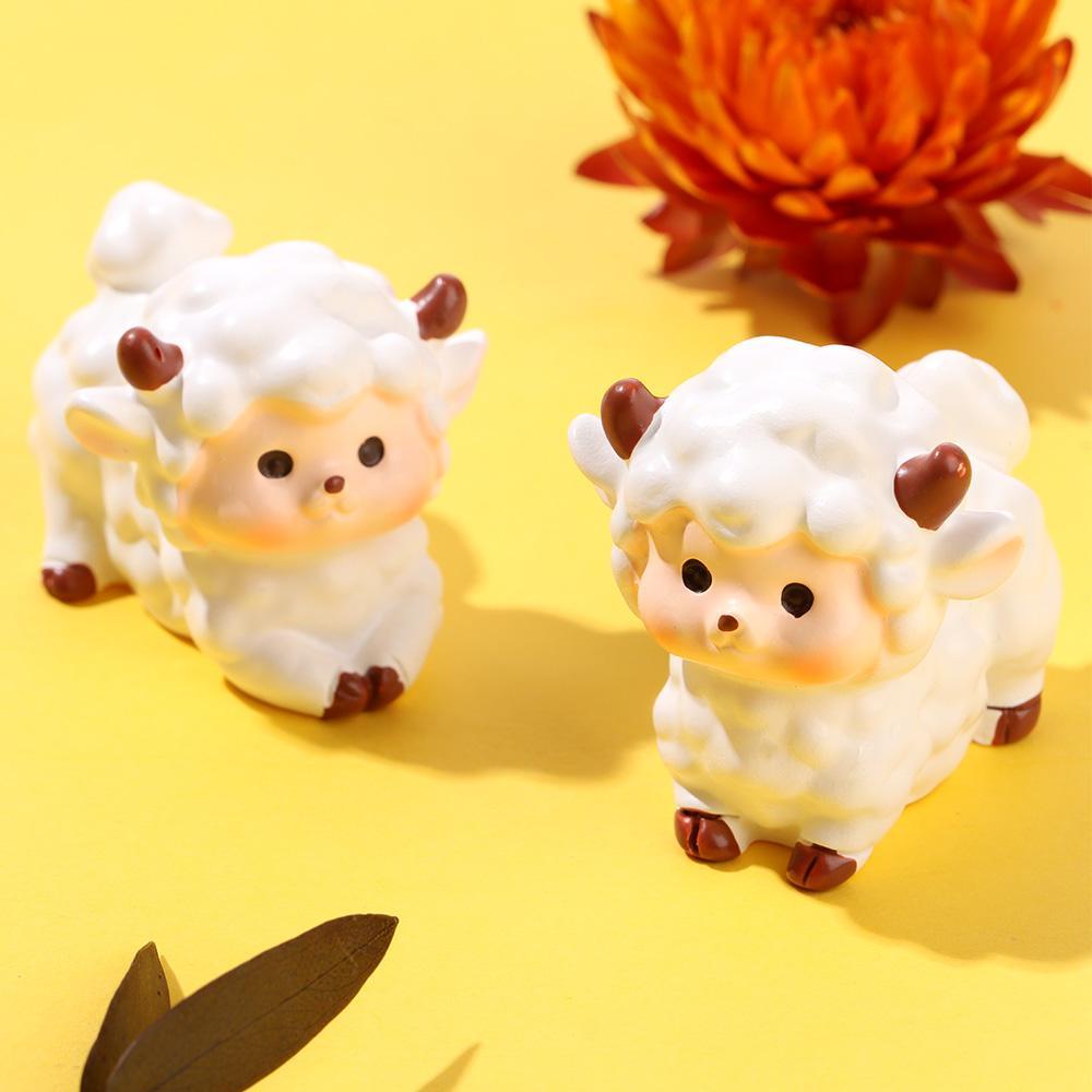 Tượng Cừu Nhỏ Dùng Trang Trí Cây Bonsai Dễ Thương