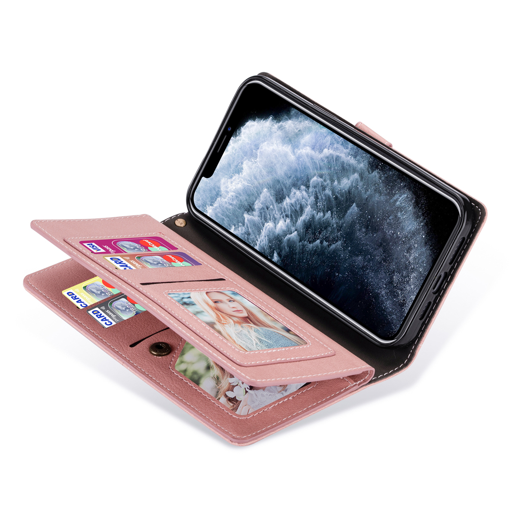 Bao da điện thoại PU nắp lật dạng ví cho IPhone 12 11 Pro Max Mini XS XR XS Max X 8 8 Plus 7 7 Plus 6 6S Plus | BigBuy360 - bigbuy360.vn