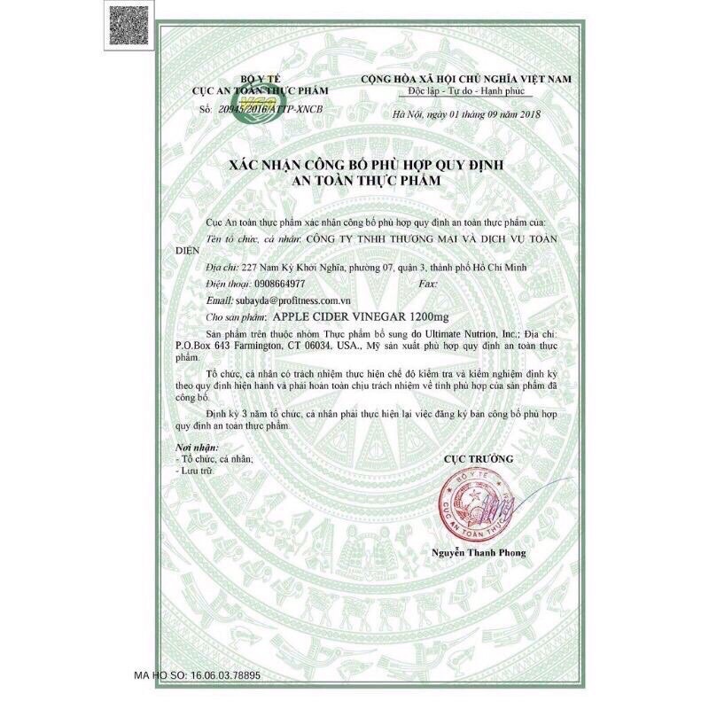 🍃🍎 Viên uống giấm táo Nature’s Truth Apple Cider Vinegar 1200mg cúa Mỹ 180 viên —-Giúp giảm cân, đẹp da🍎🍃