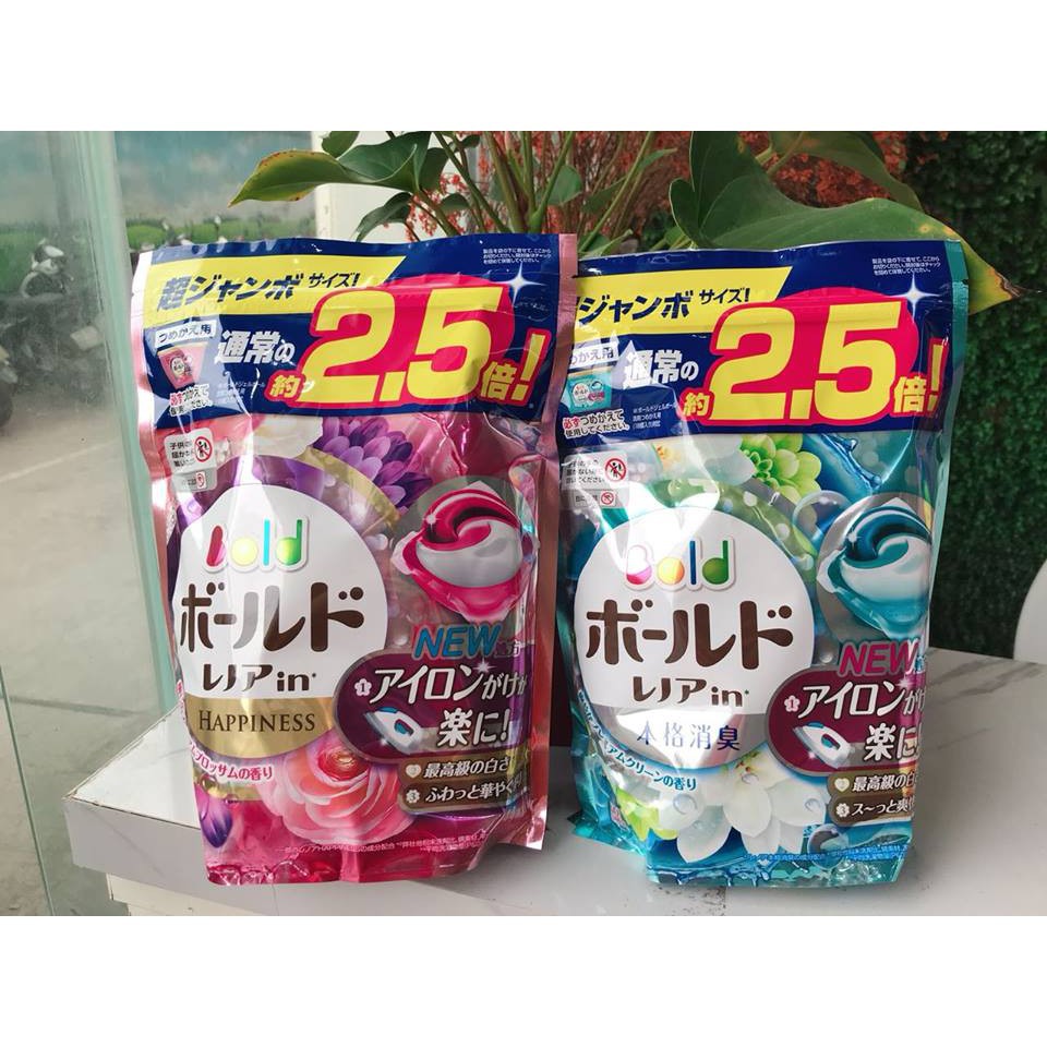 Túi 52 viên giặt Gelball 3D Nhật Bản