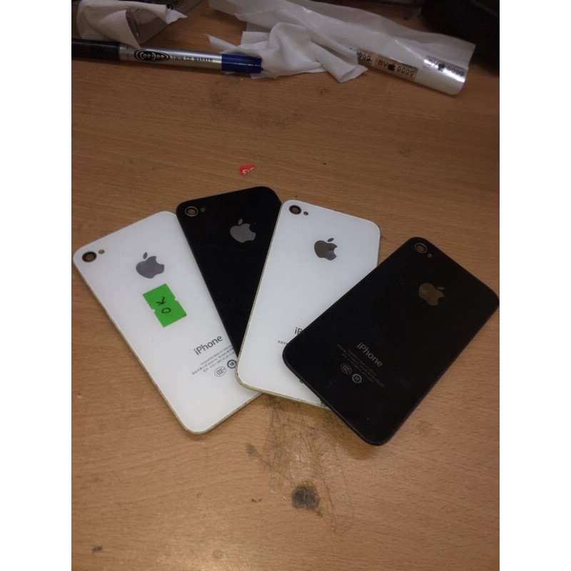 [Đồng giá 25k] Nắp lưng Iphone 4G-4S_đen-trắng_bóc máy_linh kiện điện thoại | BigBuy360 - bigbuy360.vn