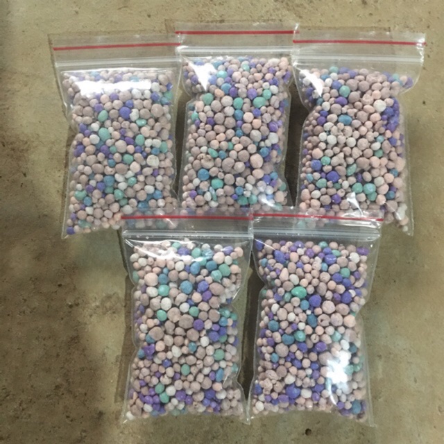 10 Gói nhỏ phân bón 3 màu