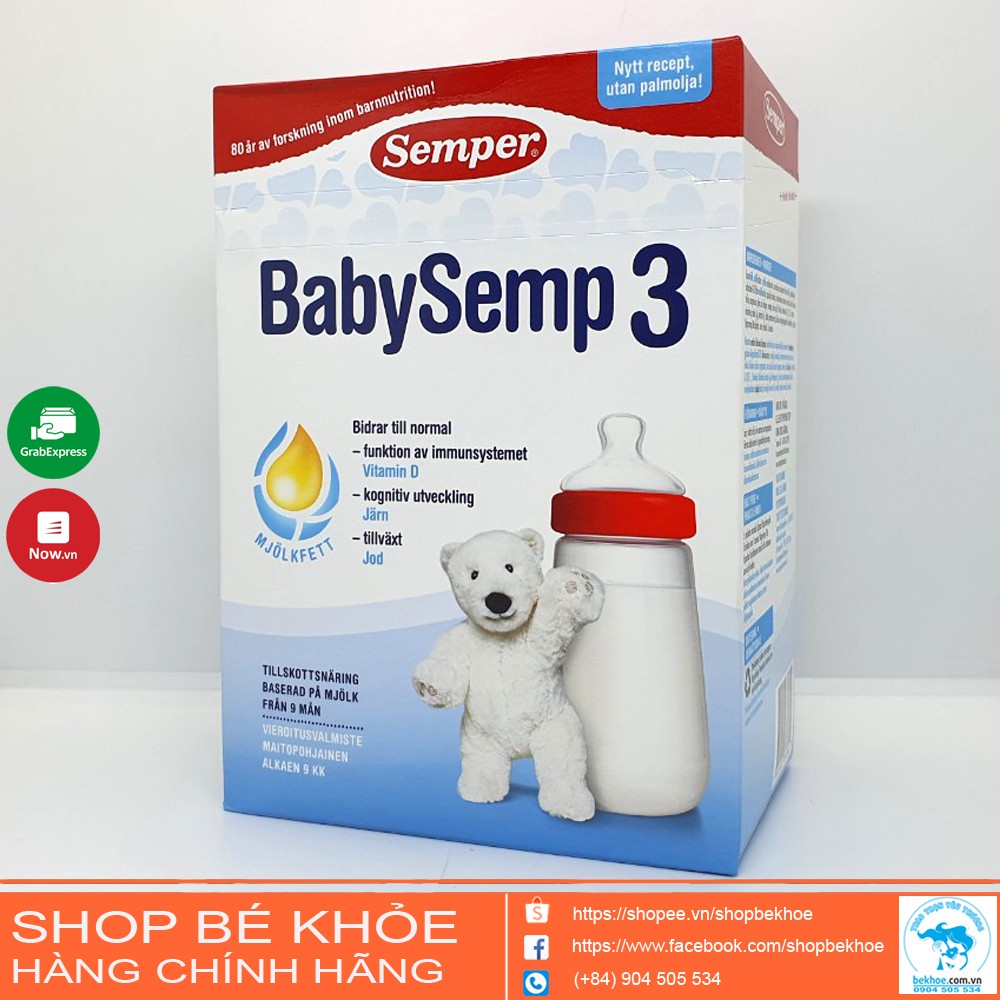 Sữa Semper Baby Semp số 3 800gr - Thụy Điển