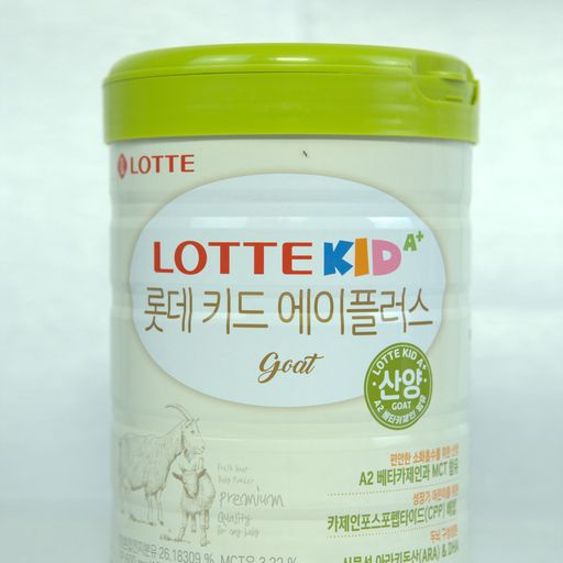 Combo 2 lon sữa Dê Lotte Kid A+ Hàn Quốc, bổ sung canxi hỗ trợ phát triển chiều cao cho trẻ 760g