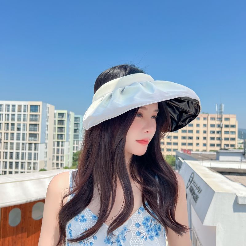 Nón Hở Đầu Màu Chuyển Với Lớp Vinyl Chống Tia UV 2 Kiểu Đội