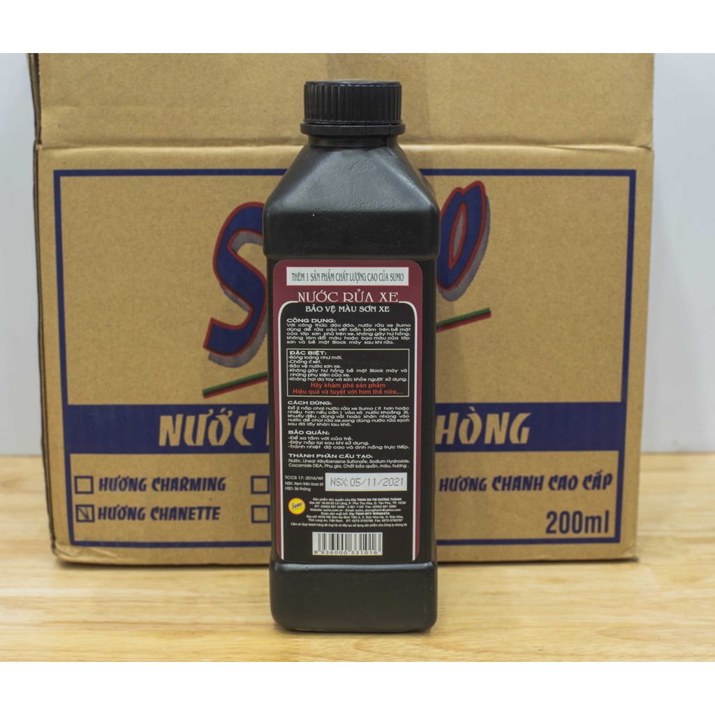 [ Chính hãng Sumo ] Nước rửa xe Sumo bóng sạch như mới 1L, Nước rửa xe máy và ô tô