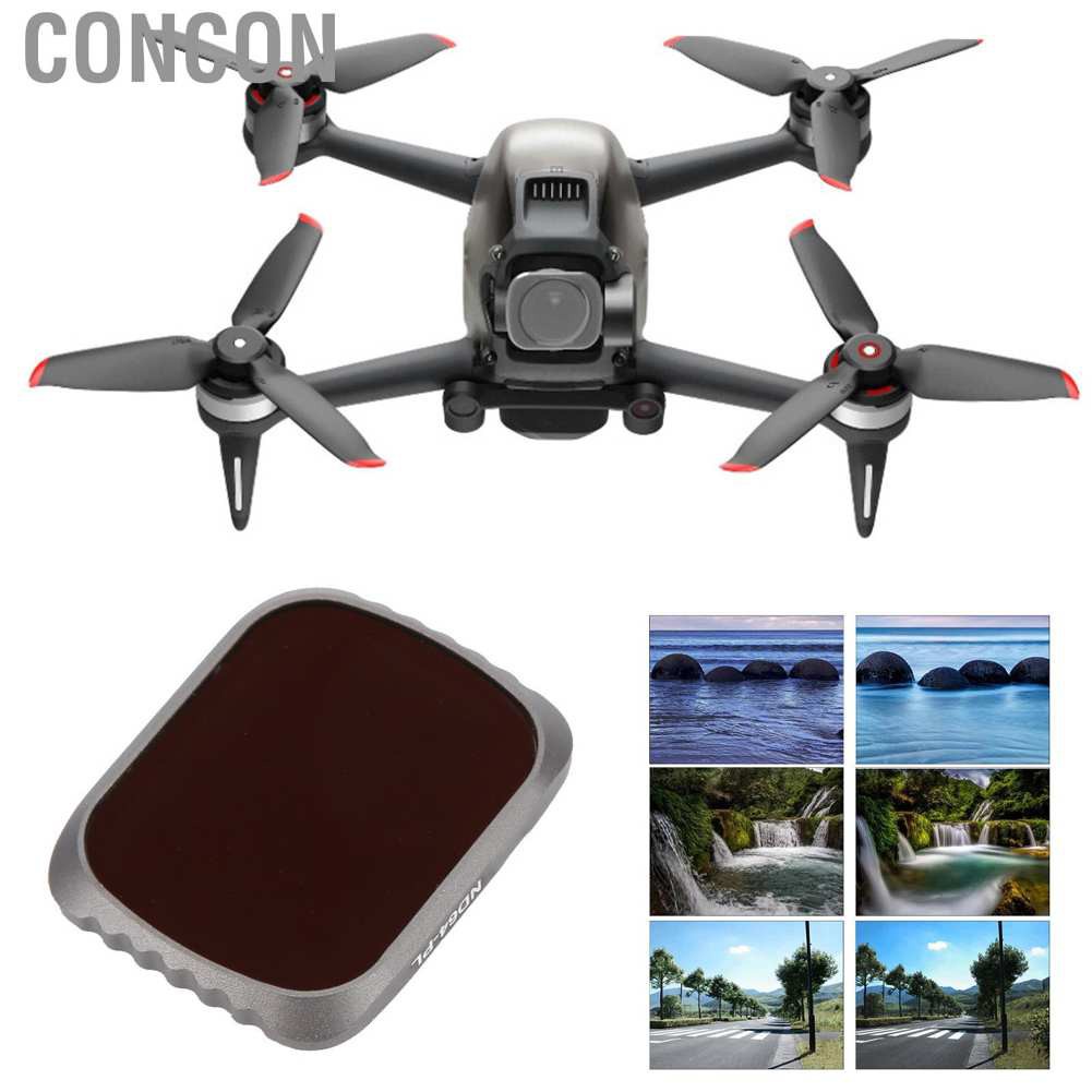 Concon Junestar Light Aluminum and Optical Glass Drone Lens NDPL Filter for DJI Mavic Air 2S