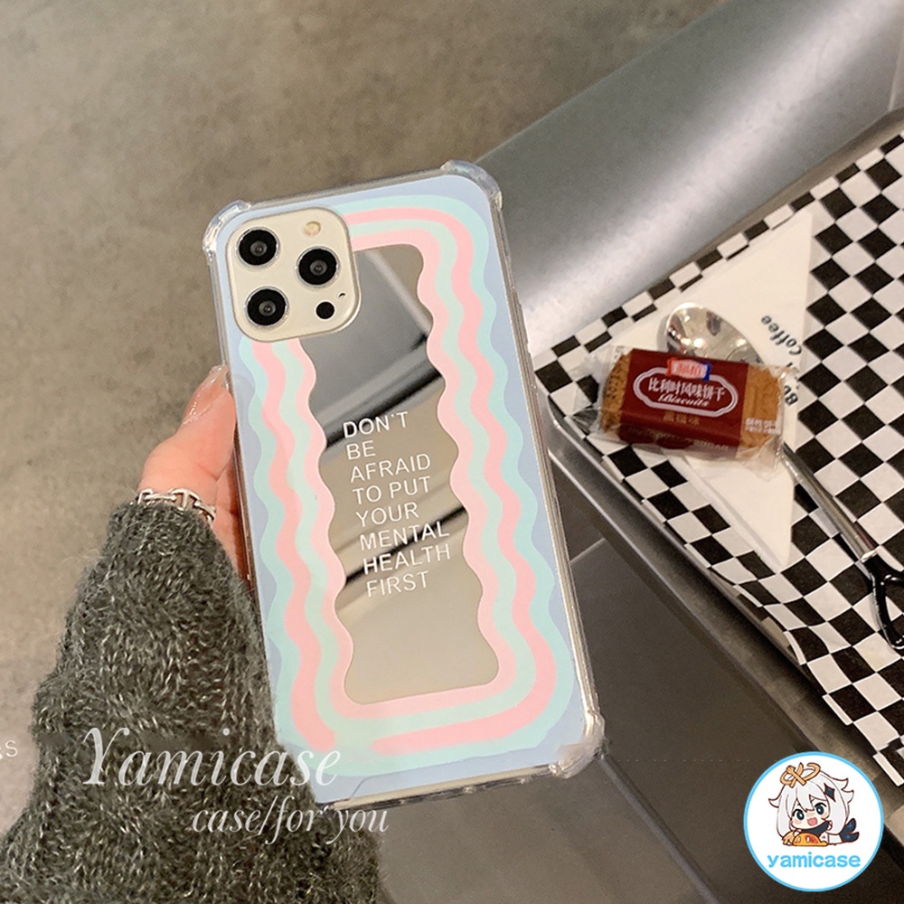 Ốp điện thoại TPU mềm mặt gương chống sốc chống rơi thích hợp cho IPhone 13 11 Pro Max X XR 8 7 Plus