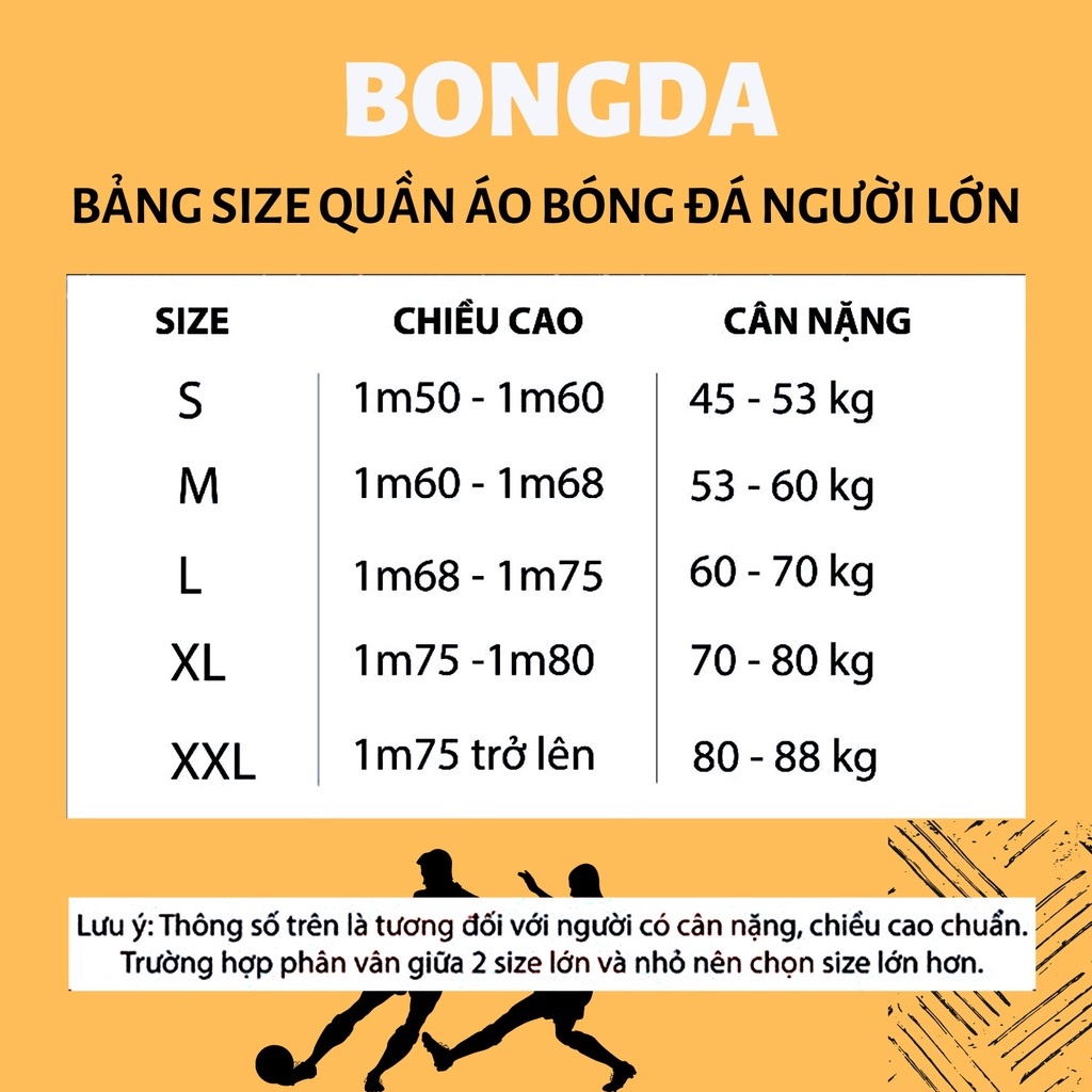 Quần áo bóng đá dài tay, đồ đá banh các CLB và ĐT mới nhất Vải thun lạnh cao cấp